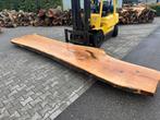Xxl eiken boomstamtafelbladen 5mx100cmx8cm, Huis en Inrichting, Tafels | Eettafels, 100 tot 150 cm, Eikenhout, 200 cm of meer
