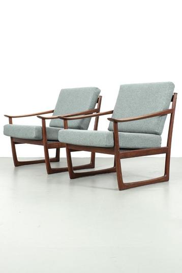 Set van 2 FD 130 fauteuils Peter Hvidt & Orla Molgaard beschikbaar voor biedingen