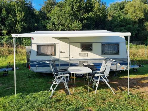 Fendt Saphir 490 QF airco, dakluifel, mover en inventaris, Caravans en Kamperen, Caravans, Particulier, tot en met 4, 1000 - 1250 kg