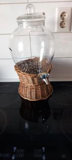 Sapkan met rotan voet, Huis en Inrichting, Woonaccessoires | Etagères, Ophalen of Verzenden, Zo goed als nieuw
