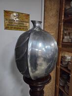 Vintage grote  Metalen Vaas, Ophalen of Verzenden
