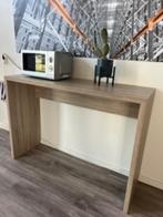 Side table kleur modern Eiken, Huis en Inrichting, Tafels | Sidetables, Ophalen, 100 tot 150 cm, Eikenhout, Zo goed als nieuw