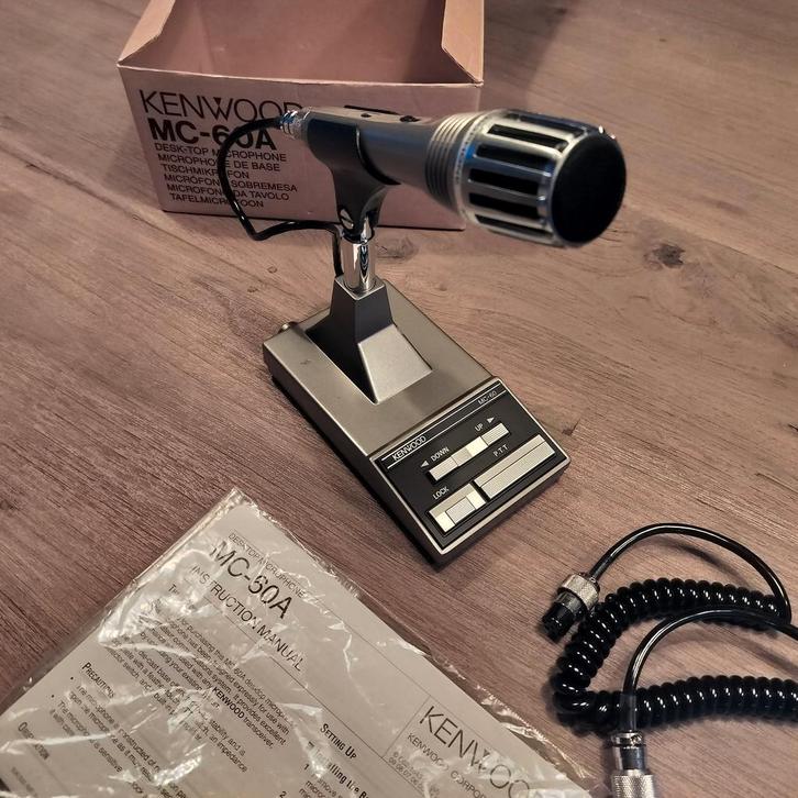 Kenwood MC-60A Microfoon., Telecommunicatie, Zenders en Ontvangers, Gebruikt, Ophalen of Verzenden