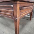 Salontafel massief eiken met laden en uitschuifbladen., Huis en Inrichting, Tafels | Salontafels, Ophalen, 100 tot 150 cm, 50 tot 100 cm