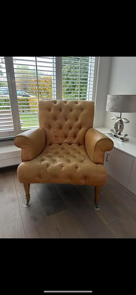Riviera Maison fauteuil, Huis en Inrichting, Fauteuils, Zo goed als nieuw, 50 tot 75 cm, 75 tot 100 cm, Ophalen