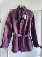 Paarse leren jas. Maat 38-40, Ophalen of Verzenden, Nieuw, Maat 38/40 (M), Paars