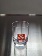 ILLY glaasje 6,5 cm hoog, rode logo, Ophalen of Verzenden, Zo goed als nieuw, Overige typen