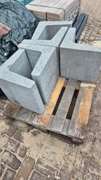L-elementen beton 40x40x40 NIEUW, Tuin en Terras, Tegels en Klinkers, Ophalen, Overige typen, Nieuw, 10 m² of meer