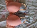 bh zalm en lichtblauw maat 85E push up, Kleding | Dames, Ondergoed en Lingerie, Ophalen of Verzenden, Blauw, BH