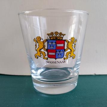 oud glas Bondsspaarbank, stadswapen Wassenaar beschikbaar voor biedingen