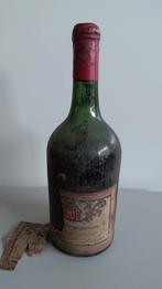 Oude fles wijn Louis Bugaers Tilburg 1949, Verzamelen, Wijnen, Ophalen of Verzenden, Gebruikt, Frankrijk, Rode wijn
