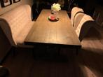 Grote Kloostertafel - 245cm, Ophalen, Gebruikt, 100 tot 150 cm, Eikenhout