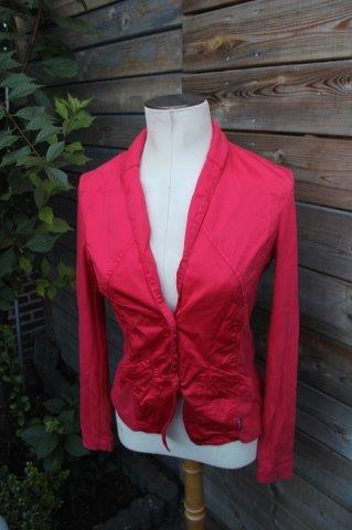 Jasje rood Marccain mt N2 (S/36) Vaste prijs OPRUIMING, Kleding | Dames, Jasjes, Kostuums en Pakken, Zo goed als nieuw, Jasje