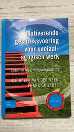 Motiverende gespreksvoering voor sociaalagogisch werk, Boeken, Ophalen, Michaela Veen; Frank Goijarts, Sociale wetenschap, Zo goed als nieuw
