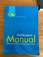 APA Publication Manual - 6e Editie, Ophalen of Verzenden, Gamma, Nieuw, Niet van toepassing