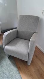 Set van 2 grijze fauteuils in goede staat, Ophalen, Gebruikt, Minder dan 75 cm, 50 tot 75 cm