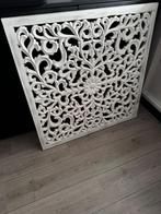 Mooi wandbord met bloemmotief, Ophalen, Zo goed als nieuw