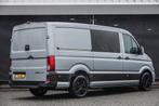 MAN TGE 35 | 140Pk Aut. 3.140 | L3H2 | Dubbel Cabine | 5-per, Auto's, Bestelauto's, Stof, Gebruikt, Zwart, 4 cilinders