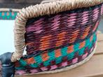 Mozeswieg / baby mand gekleurd zeegras LilleBarn incl matras, Kinderen en Baby's, Babywiegjes en Ledikanten, Ophalen, Zo goed als nieuw