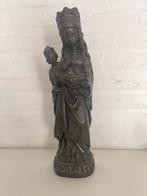 Antiek Mariabeeld met Jezuskind, Ophalen of Verzenden