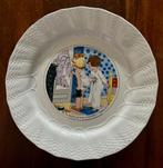 Sarreguemines, rond bord, 20 cm doorsnede, Antiek en Kunst, Ophalen of Verzenden