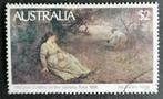 AUSTRALIË - schilderij Fred McCubbin 1981, Verzenden, Gestempeld