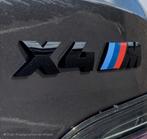 bmw x4 m logo x4m sport logo zwart hoogglans, Auto diversen, Ophalen of Verzenden