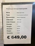 Amerikaanse koelkast no frost beko water  dispenser nieuw, Beko.nl, Beko, 200 liter of meer, 60 cm of meer