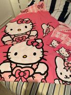 2x 1persoons dekbed overtrek hello kitty + lampen, Ophalen, Meisje, Dekbedovertrek, Zo goed als nieuw