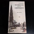 Oude Beschrijving Groningen der Stad met Platen 1821, Ophalen of Verzenden, Gelezen, J.P. Beukema