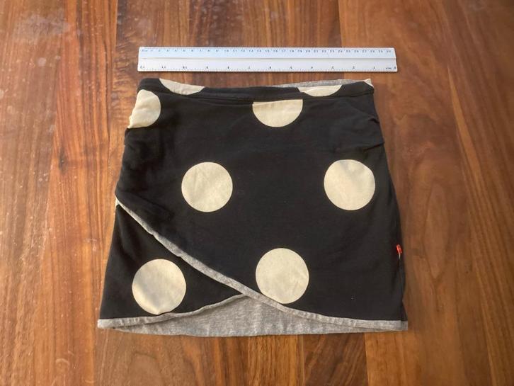 Bengh per principesse blauw wit stippen rok en grijs 122-128, Kinderen en Baby's, Kinderkleding | Maat 122, Zo goed als nieuw