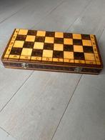 Schaakkoffer met schaakstukken, Hobby en Vrije tijd, Gezelschapsspellen | Bordspellen, Een of twee spelers, Ophalen of Verzenden