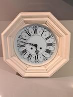 Antieke Wandklok met Octagonale Lijst, Antiek en Kunst, Antiek | Klokken, Ophalen of Verzenden
