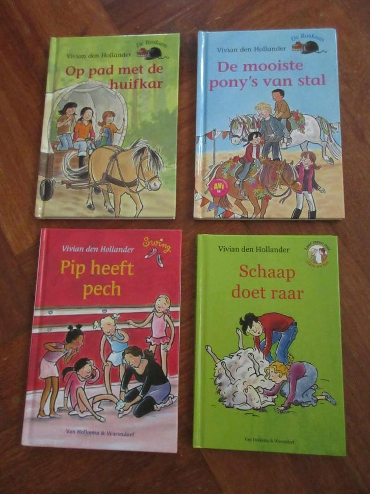4 x boeken Avi E3 en M4 en E4 Vivian den Hollander, Boeken, Kinderboeken | Jeugd | onder 10 jaar, Gelezen, Fictie algemeen, Ophalen of Verzenden