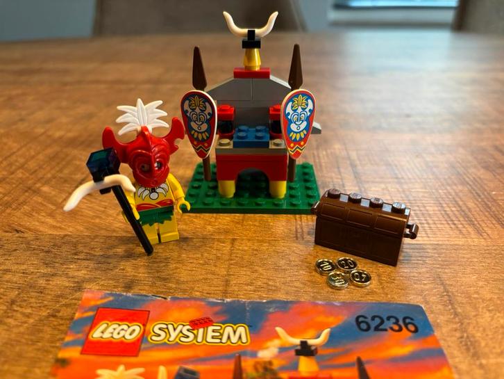 Lego Pirates Islanders set 6236 ‘King Kahuka’ uit 1994, Kinderen en Baby's, Speelgoed | Duplo en Lego, Gebruikt, Lego, Complete set