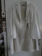 ivoorkleurig 2 delig zomer damespak, S. Oliver Woman, Kleding | Dames, Kostuum of Pak, Overige kleuren, S. Oliver Woman, Maat 42/44 (L)