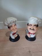 2 Koks beelden Laurel & Hardy, Verzamelen, Beelden en Beeldjes, Ophalen, Gebruikt