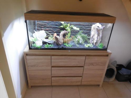 complete mooie juwel rio 240 led met meubel en toebehoren, Dieren en Toebehoren, Vissen | Aquaria en Toebehoren, Gebruikt, Leeg aquarium