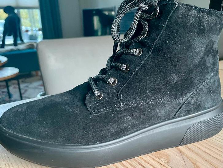 Waldlaufer. Comfortabele suede/ leren veterschoen, Kleding | Dames, Schoenen, Nieuw, Zwart, Ophalen of Verzenden