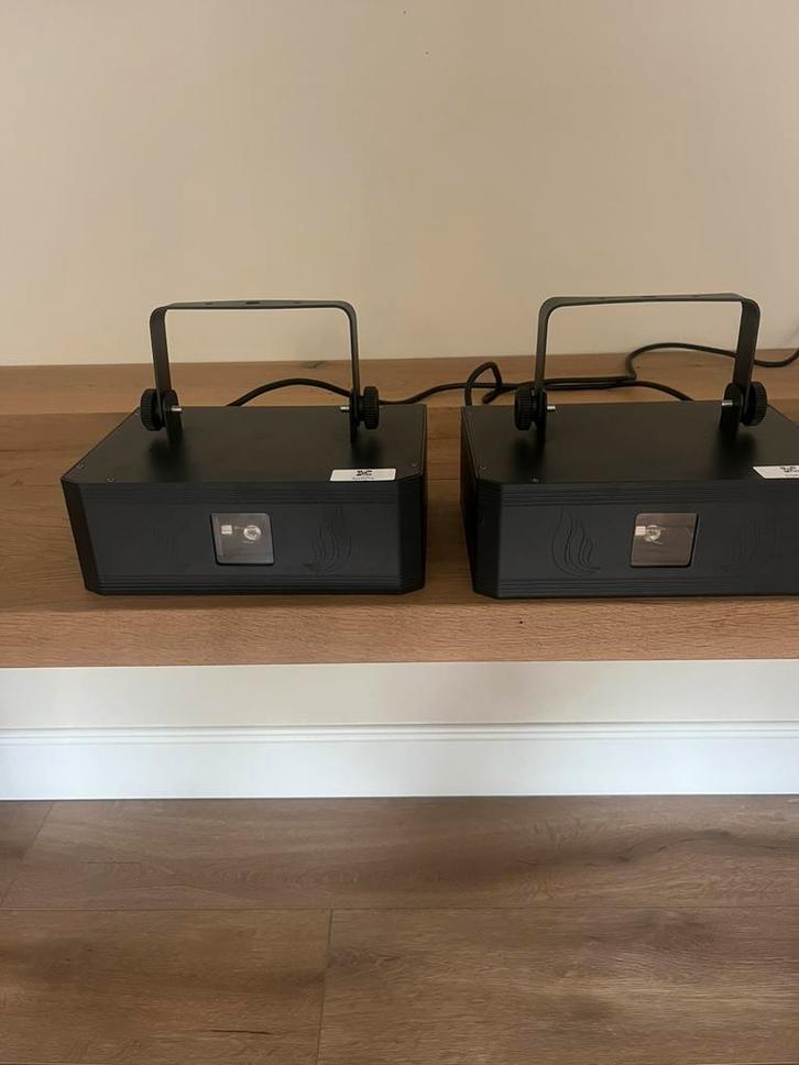 3W Full color RGB lasers met APP, Muziek en Instrumenten, Licht en Laser, Zo goed als nieuw, Laser, Geluidgestuurd, Kleur, Ophalen of Verzenden