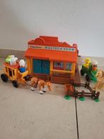 Westernhuisje van Fisher Price, Ophalen, Speelset