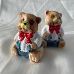 Peper & Zoutstel – 2 Beertjes met rode strik, Ophalen of Verzenden, Zo goed als nieuw