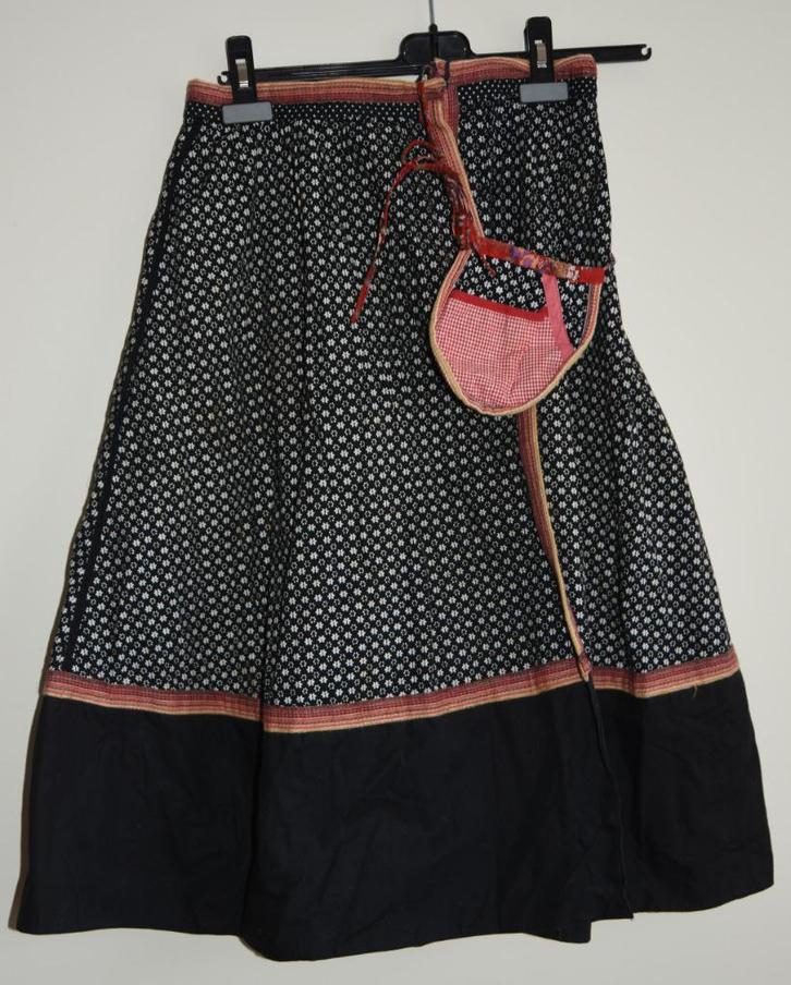 Omkeerbare wikkel rok maat S Boho polkadots, Kleding | Dames, Rokken, Gedragen, Maat 36 (S), Zwart, Onder de knie, Ophalen