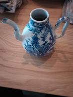Antieke blauw-witte theepot, Ophalen of Verzenden