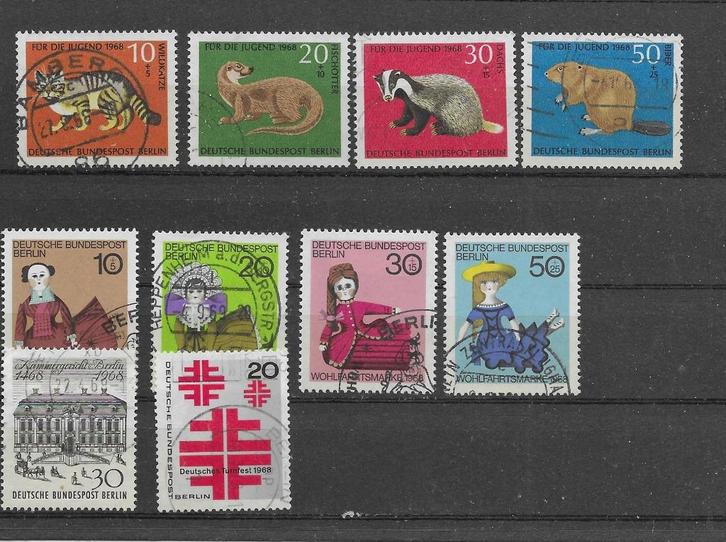 Berlijn, jaargang 1968, gestempeld, kompleet., Postzegels en Munten, Postzegels | Europa | Duitsland, Gestempeld, Overige periodes