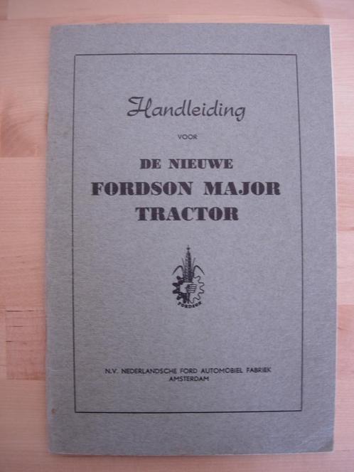 Fordson Major Tractor Handleiding 1952 – Trekker Ford, Boeken, Catalogussen en Folders, Zo goed als nieuw, Catalogus, Ophalen