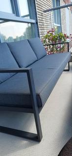 Lounge set "Vonge"  (Jyske) zwart frame, grijze kussens, Tuin en Terras, Tuinsets en Loungesets, Ophalen, 5 zitplaatsen, Aluminium
