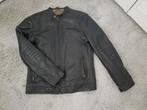 Z.G.A.N BRUINE LEREN HEREN JAS MAAT 2 XL, Ophalen, Zo goed als nieuw, Overige maten, Bruin