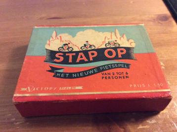 Vintage Stap Op kaartspel van Victory Spelen 1947 beschikbaar voor biedingen