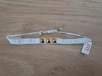 Armbandje My Jewellery wit met goudkleur, Ophalen of Verzenden, Nieuw, Wit, Overige materialen